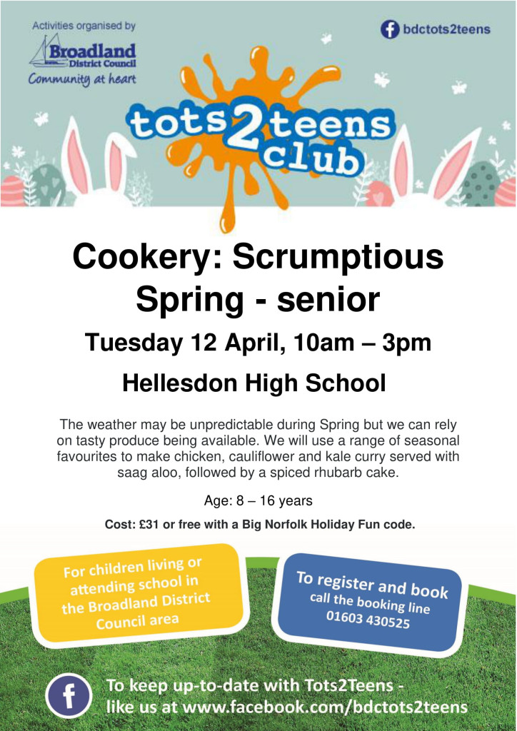 Cookery (senior) 12 April Hellesdon High-1