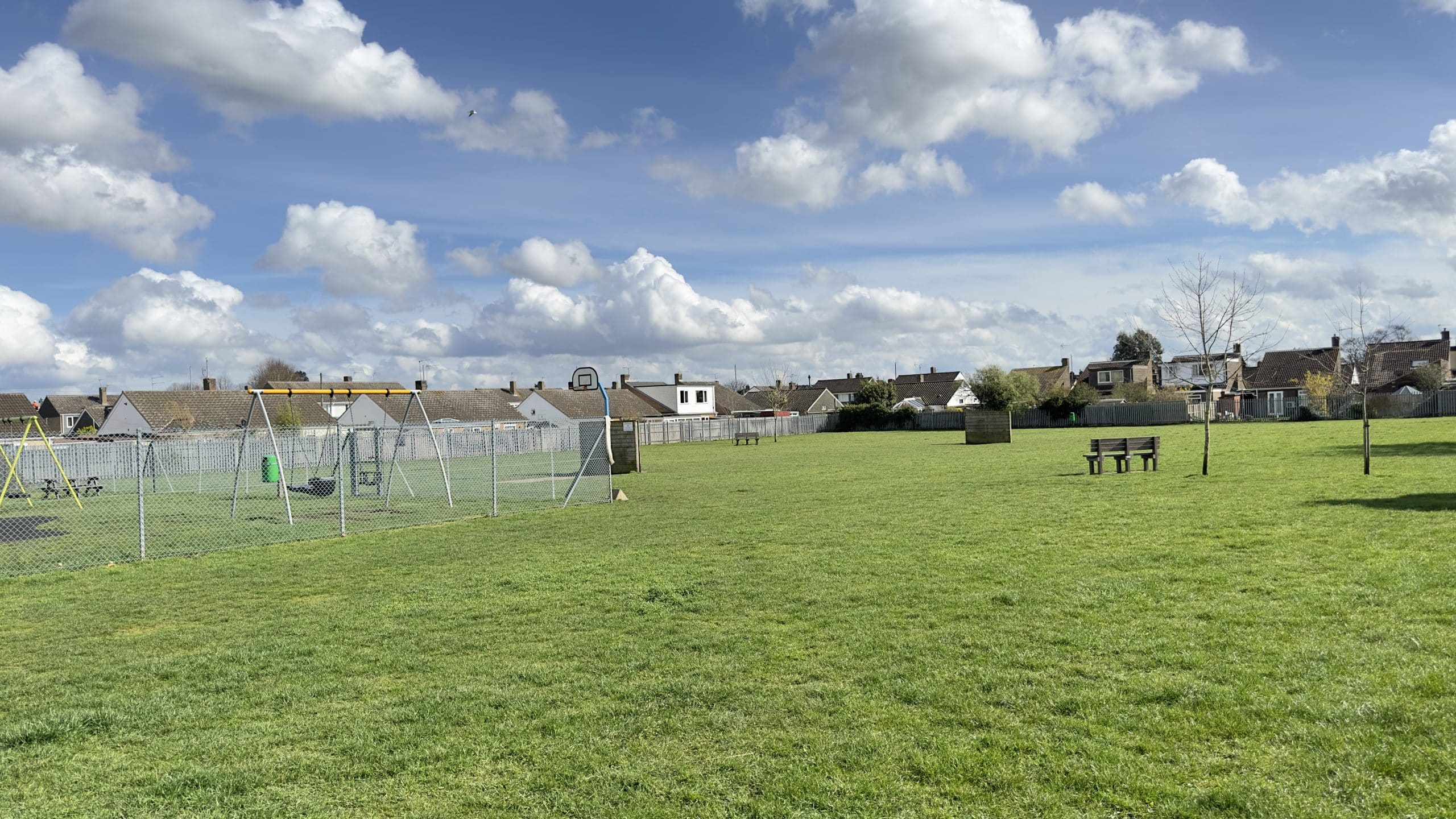 Meadow Way Park from the Entrance on Meadow Way