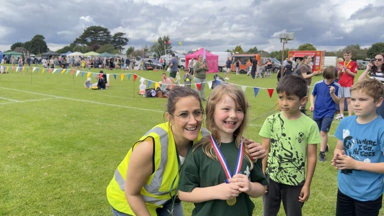 Egg & Spoon Race - Gold U10's Winner@Hellesdon Summer Fayre 2024