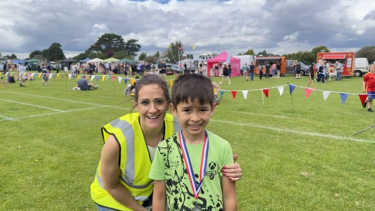 Egg & Spoon Race - Silver U10's Winner@Hellesdon Summer Fayre 2024
