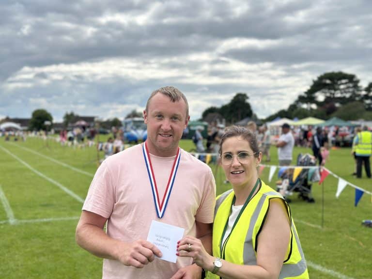 Wellie Wanging Winner - Seniors@Hellesdon Summer Fayre 2024